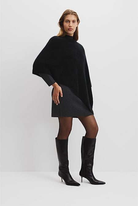 Brushed Cashmere Wrap