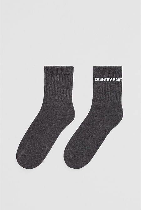 Australian Cotton Blend CR Sport Quarter Crew Sock