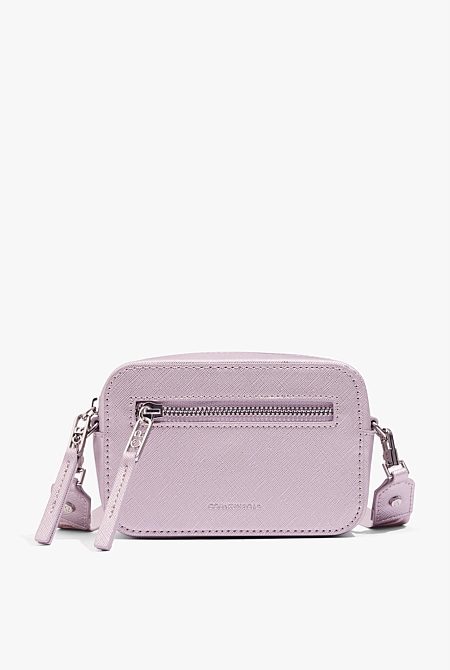 Recycled Polyester Logo Crossbody Bag