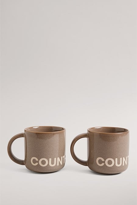 Demm Stoneware Mug Set of 2