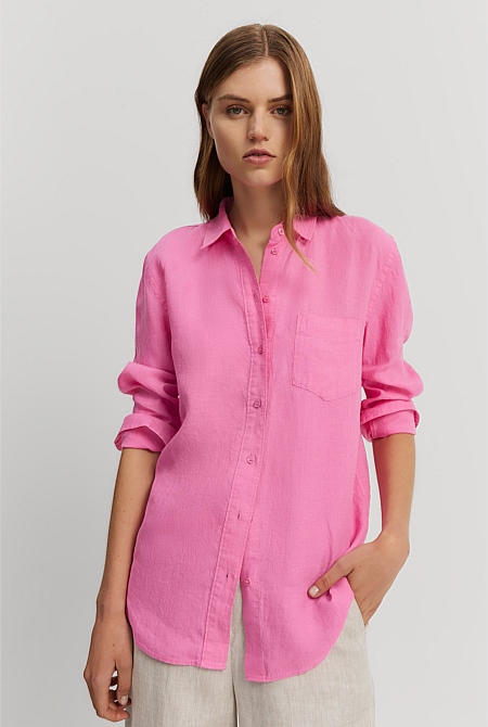 Shop Women's Linen Tops, Shirts & Blouses Online - Country Road