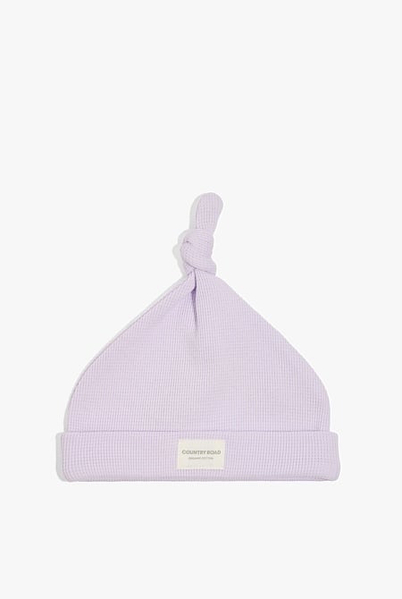 Organically Grown Cotton Waffle Beanie