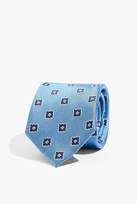 Silk Geometric Tie