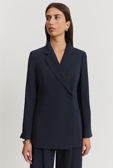 Longline Slim Blazer