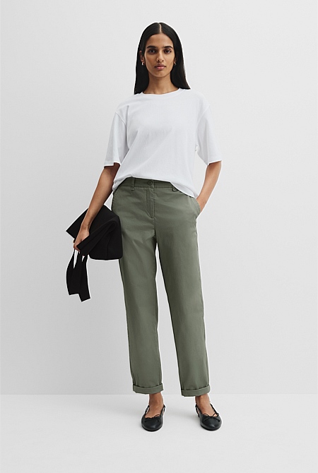 Australian Cotton Twill Walk Pant