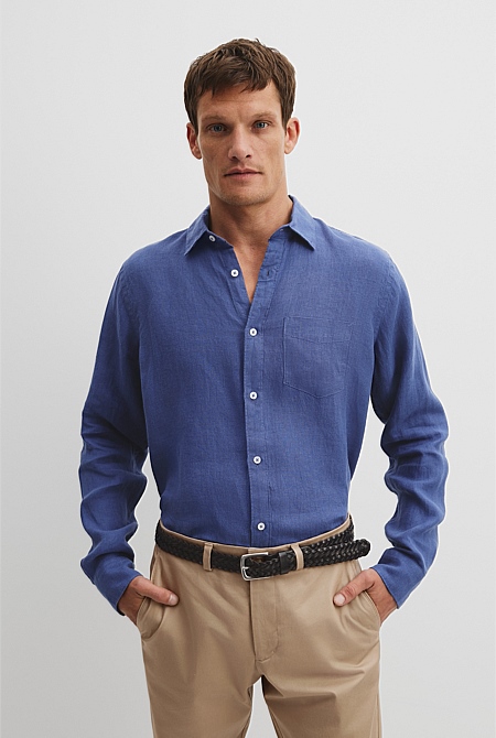 Regular Fit Organically Grown Linen Shirt