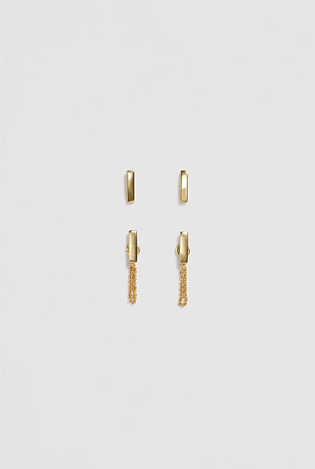 Bar Stud Earring Pack