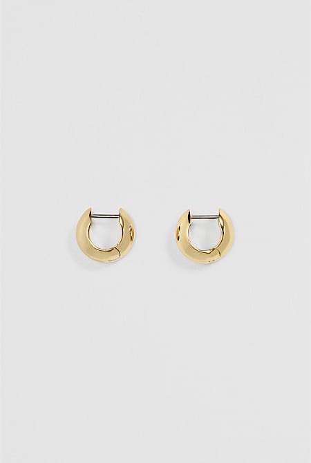 Jada Round Hoop Earring