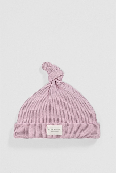 GOTS-Certified Organic Waffle Beanie