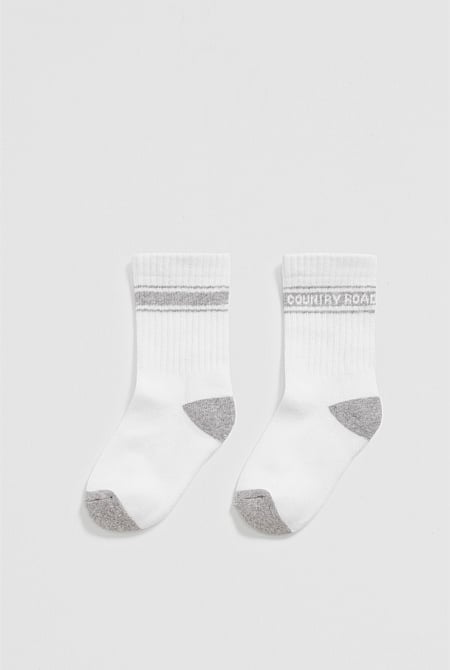 Organically Grown Cotton Blend CR Sport Crew Sock