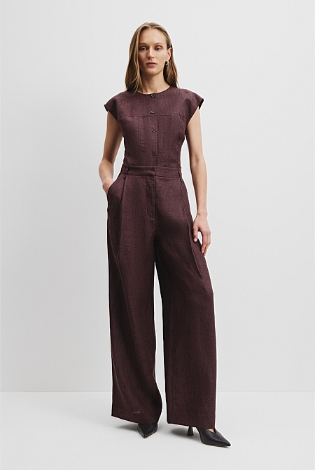 Organically Grown Linen Yarn Dyed Pant