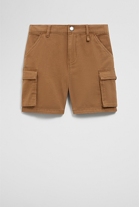 Australian Cotton Cargo Textured Short