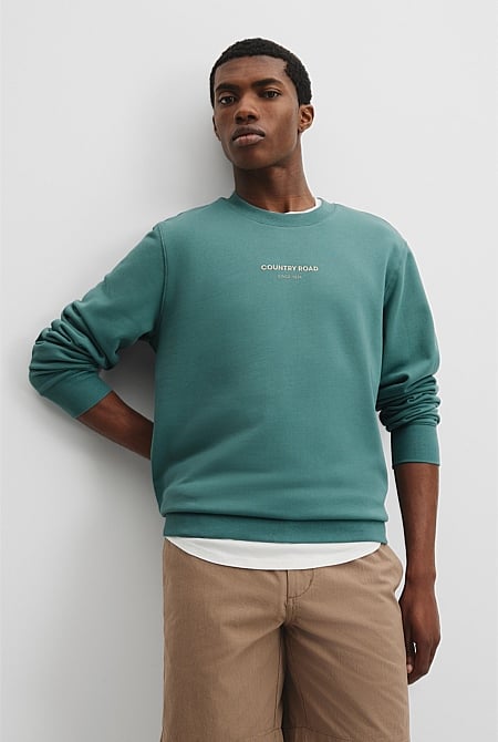 Australian Cotton Modern Logo Sweat