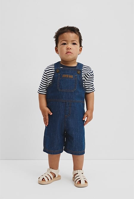 Organically Grown Cotton Denim Overall