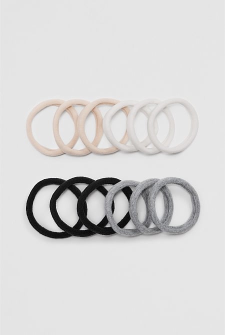 Large Hair Tie Pack of 12