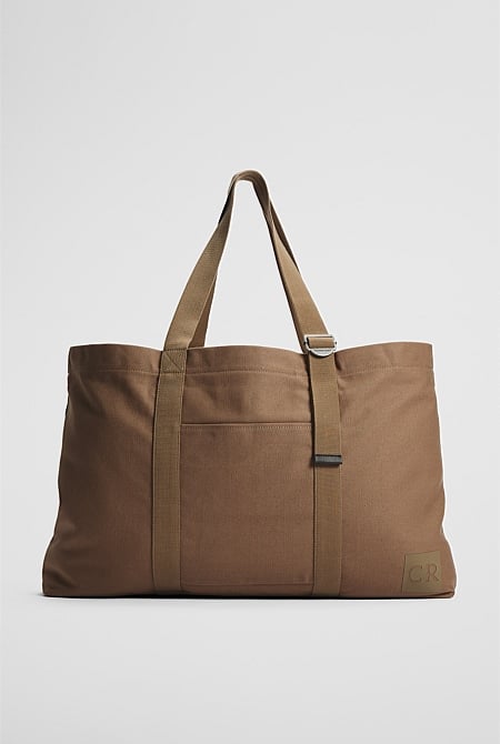 Large Cotton Twill Shopper