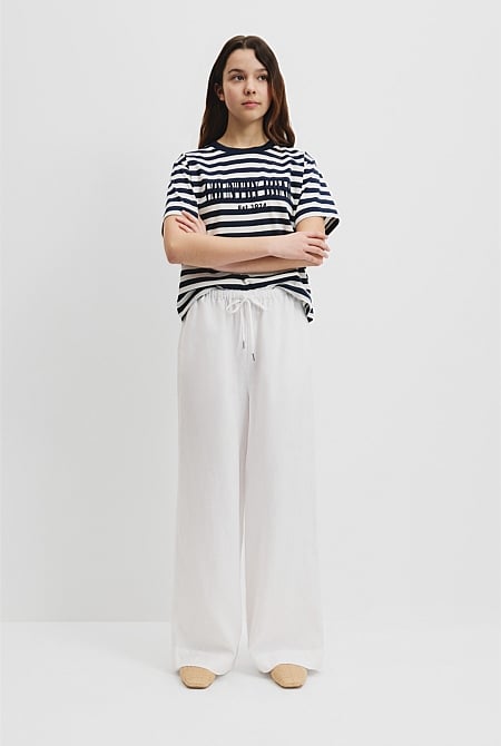 Teen Organically Grown Linen Pant