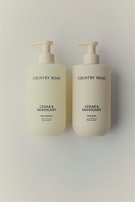 Australian Made Cedar & Mahogany Body Care Duet