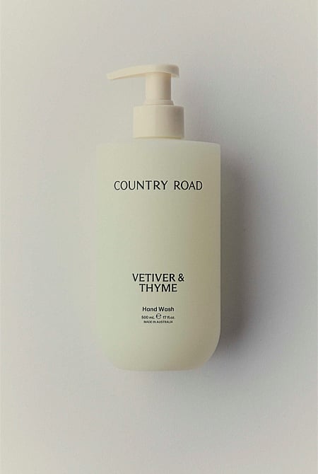 Australian Made Vetiver & Thyme Hand Wash 500mL