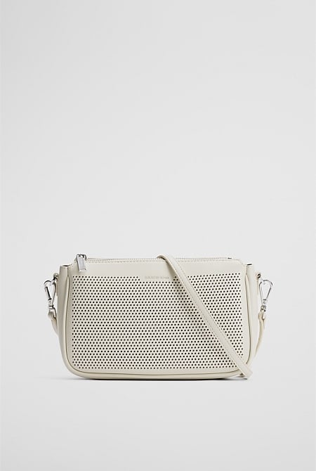 Perforated Crossbody Bag