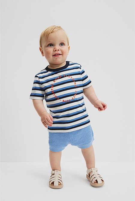 Organically Grown Cotton Knit Short