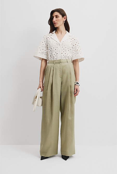 Fluid Pleat Pant