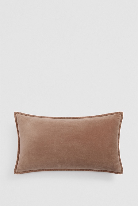 Pia Organically Grown Cotton Velvet 35x60 Cushion