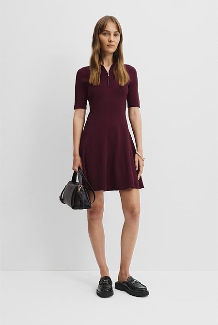 Compact Knit Mini Dress