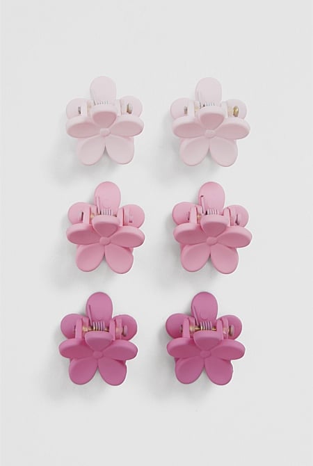 Flower Clip Pack of 6