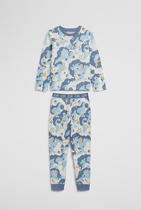 Australian Cotton Outer Space Pyjama Set