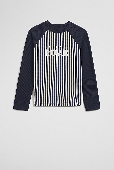 Stripe Logo Rash Vest