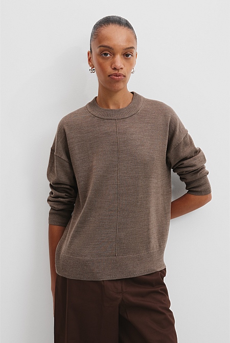 Verified Australian Merino Wool Crew Neck Knit