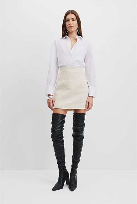 Tweed Mini Skirt
