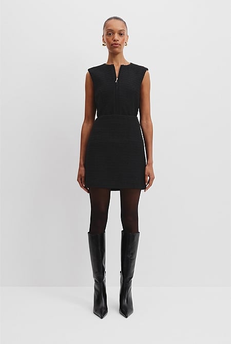 Tweed Mini Skirt
