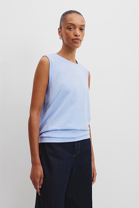 Australian Cotton Relaxed Tank