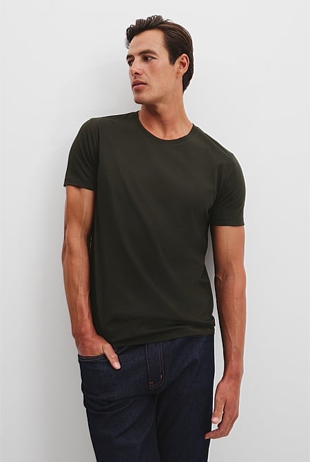 Pima Cotton Crew T-Shirt