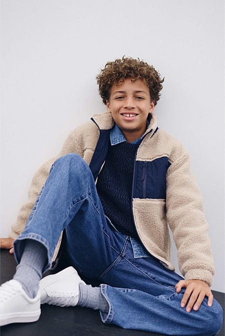 Teen Sherpa Jacket