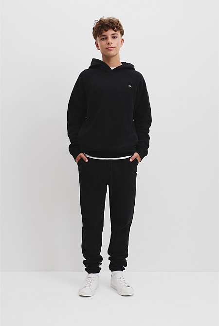 Panelled Hooded Sweat