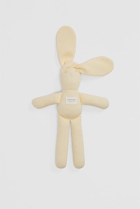 Organically Grown Cotton Waffle Bunny