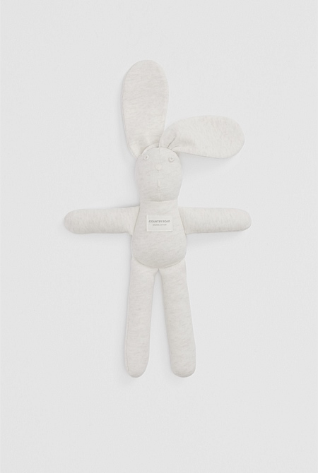 Organically Grown Cotton Rib Stripe Bunny