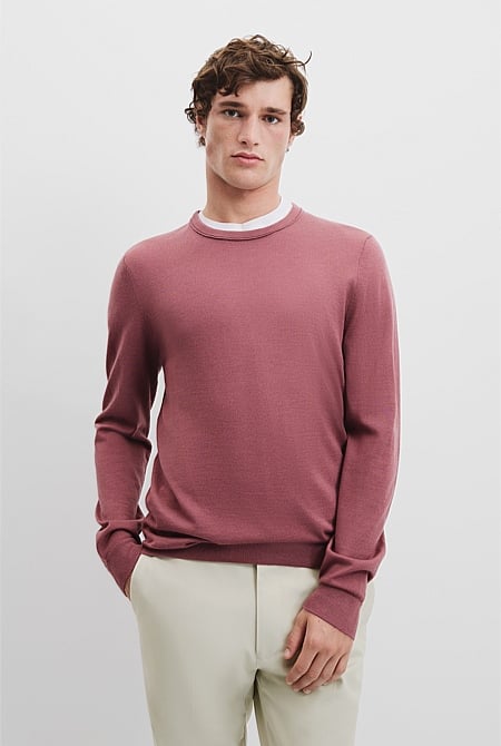 Verified Australian Merino Wool Crew Neck Knit