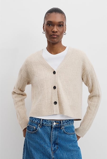 Rib Knit Cardigan