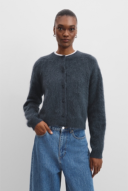 High Pile Knit Cardigan