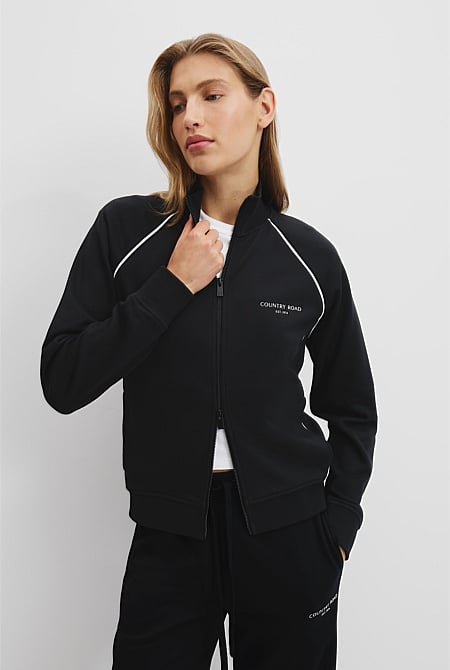 Australian Cotton Zip Track Jacket