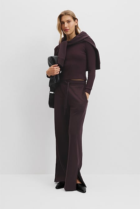 Australian Cotton Fitted Rib Top