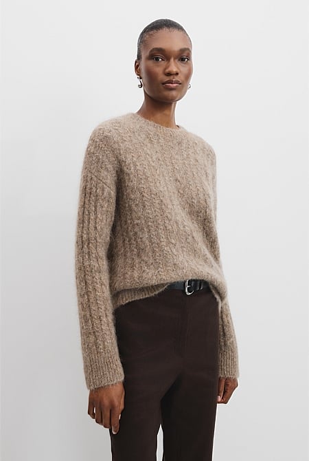 Soft Cable Knit
