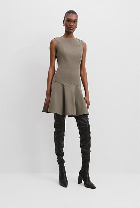 Panel Mini Dress
