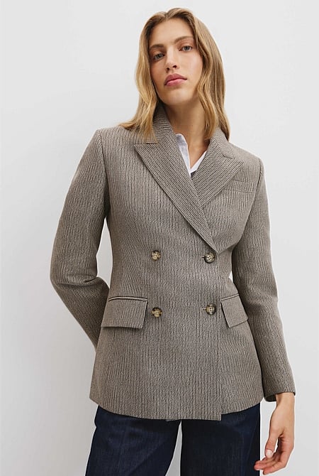 Contour Stripe Blazer