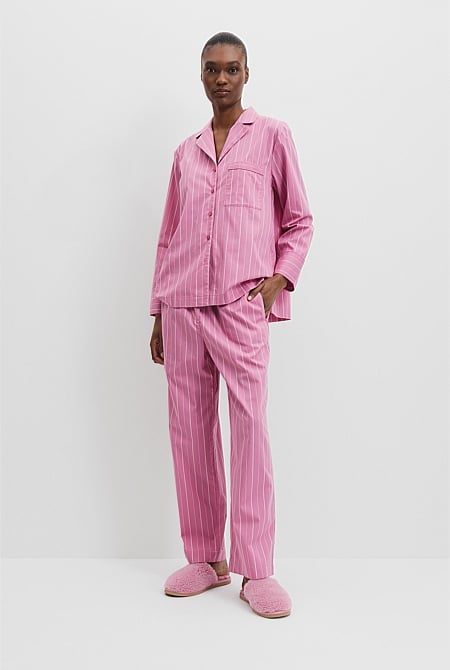 Australian Cotton Pinstripe Pyjama Set
