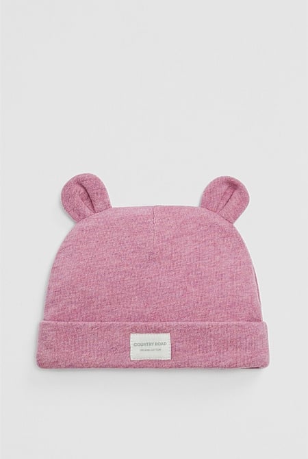 Organically Grown Cotton Newborn Beanie